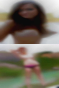 Milfs where in bikinis fishing.