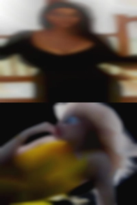 Horny female loving sex.